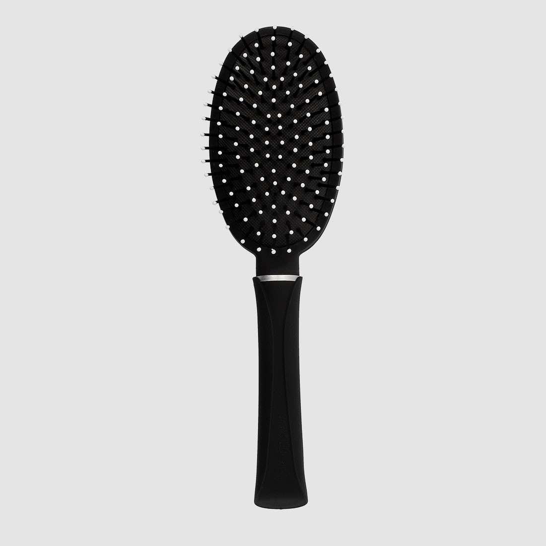 brosse pour vêtements - tête ovale bicolore avec manche