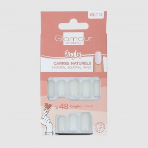 Faux ongles carrés naturels... 2