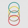 Elastiques plats couleur x12