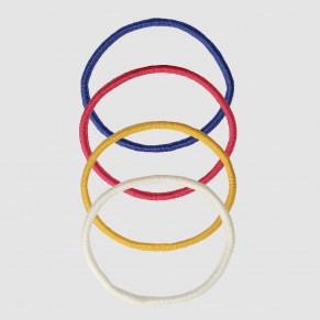 Elastiques plats couleur x12