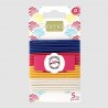 Elastiques fins couleur x28