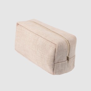 Trousse de toilette effet lin 2