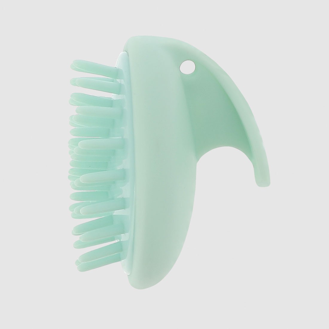 Brosse de massage cuir chevelu - vert