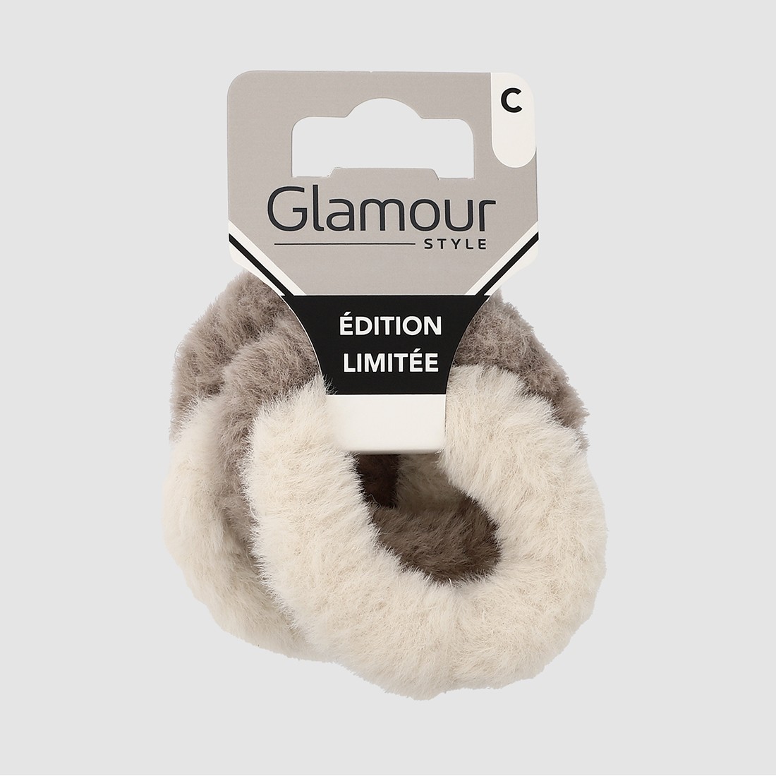 Lot de 4 chouchous en fausse fourrure...