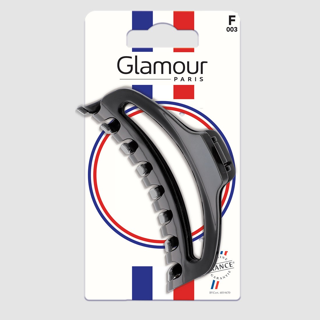 Grande pince à cheveux fine évidée -...
