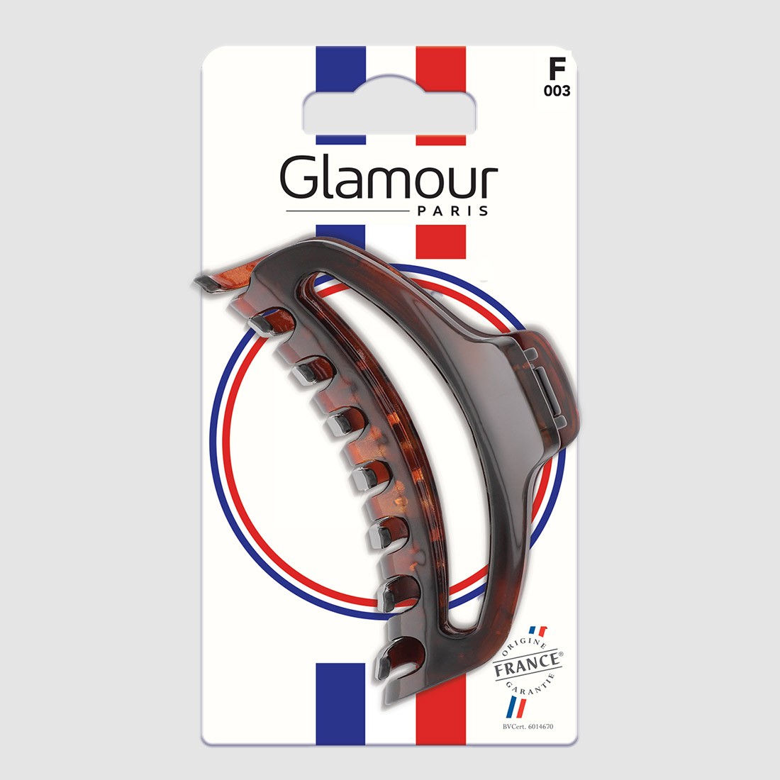 Grande pince à cheveux fine évidée -...