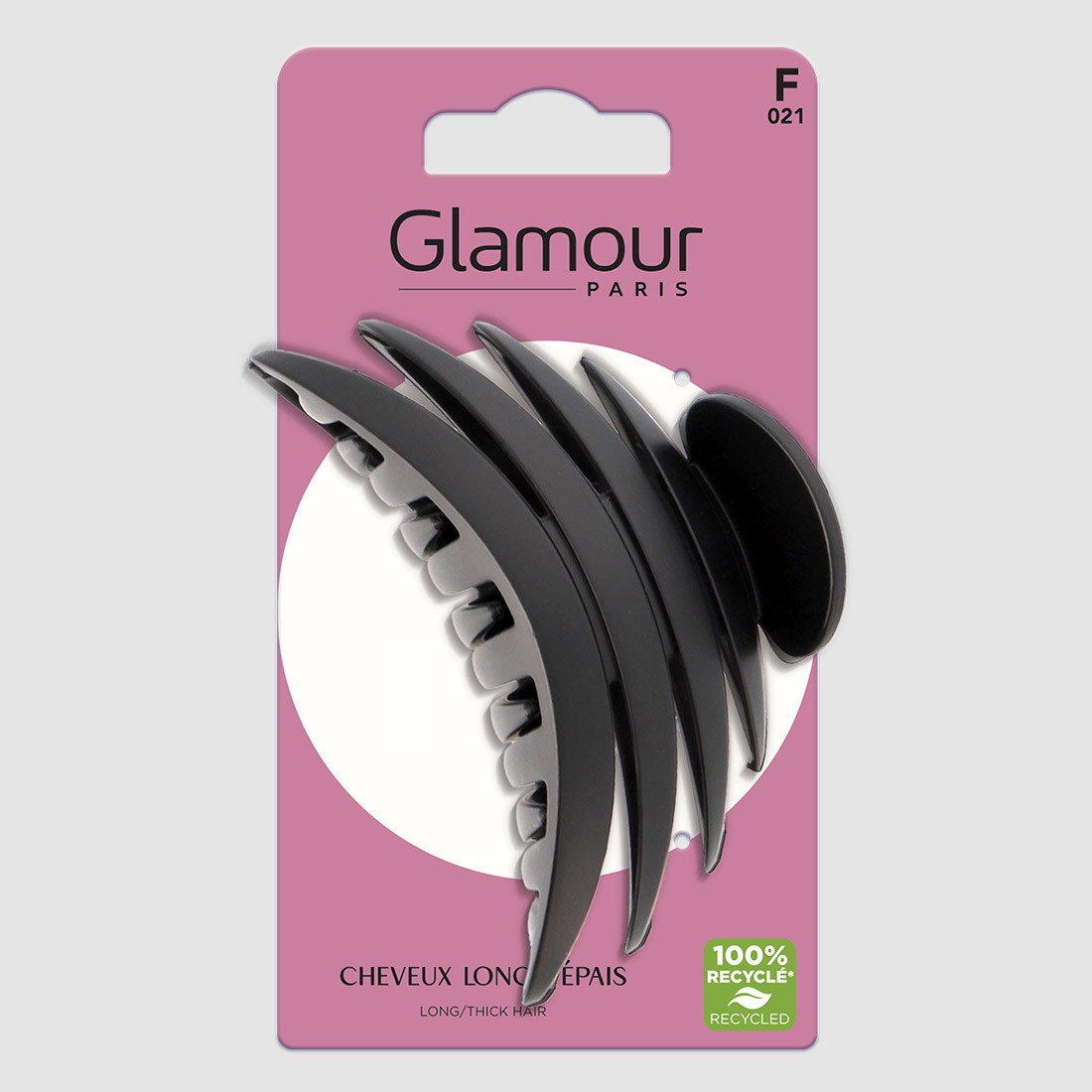 Grande pince à cheveux volumineux...