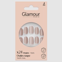 Faux ongles ovales rose... 2