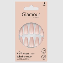 Faux ongles ballerine nude X24 2
