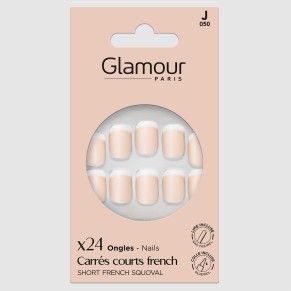 Faux ongles carrés courts... 2