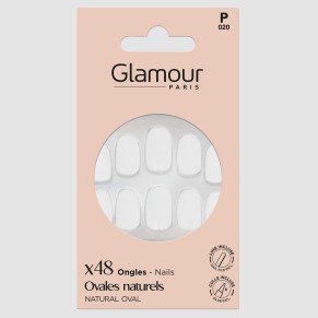 Faux ongles ovales naturels... 2