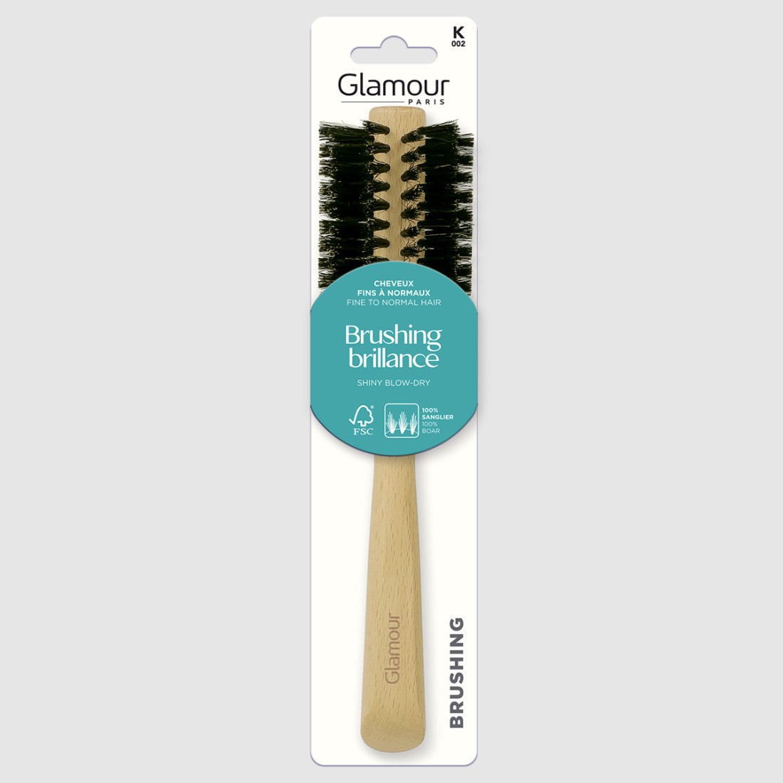 Brosse brushing brillance 100% sanglier