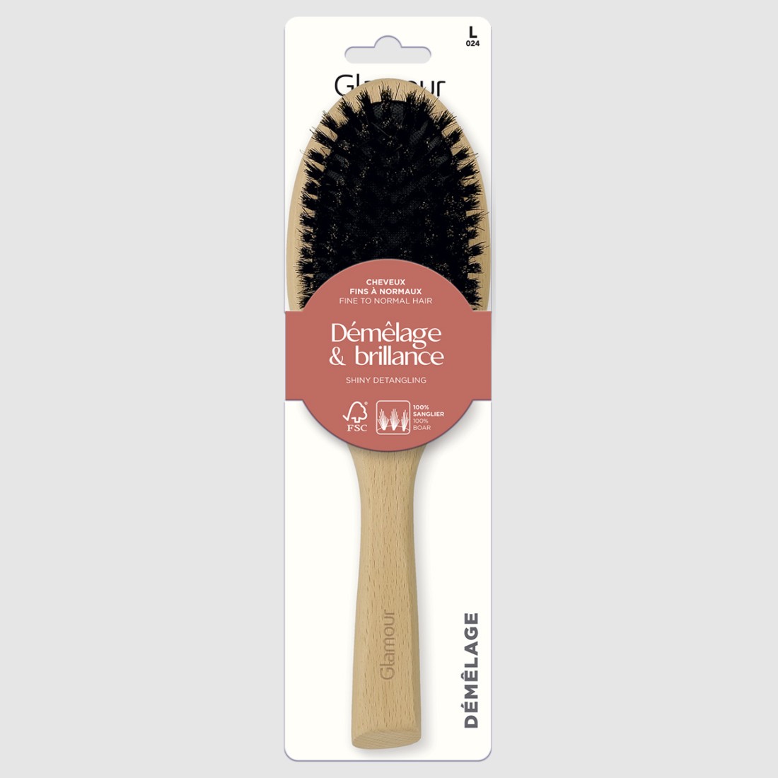 Brosse démêlage et brillance