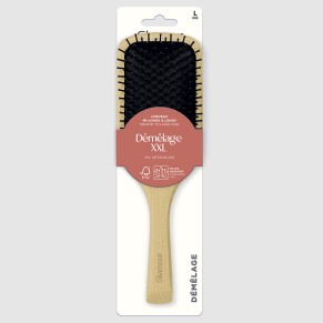 Brosse démêlage Paddle en bois 2