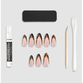 24 faux ongles amande...