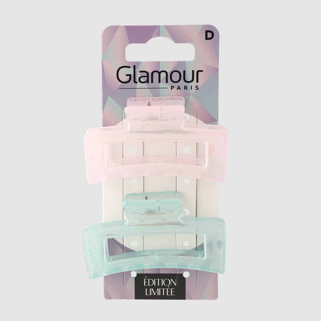 Lot de 2 pinces à cheveux colorées...