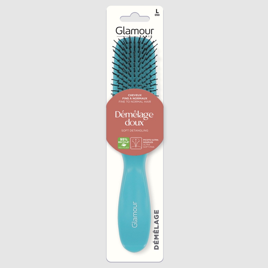 Brosse plate démêlage doux