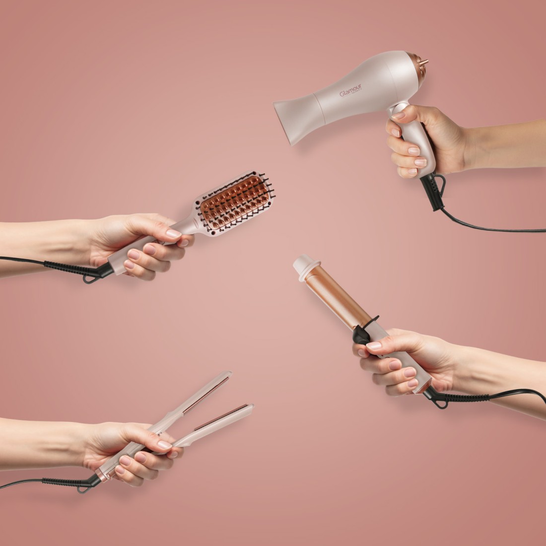 Brosse lissante de voyage