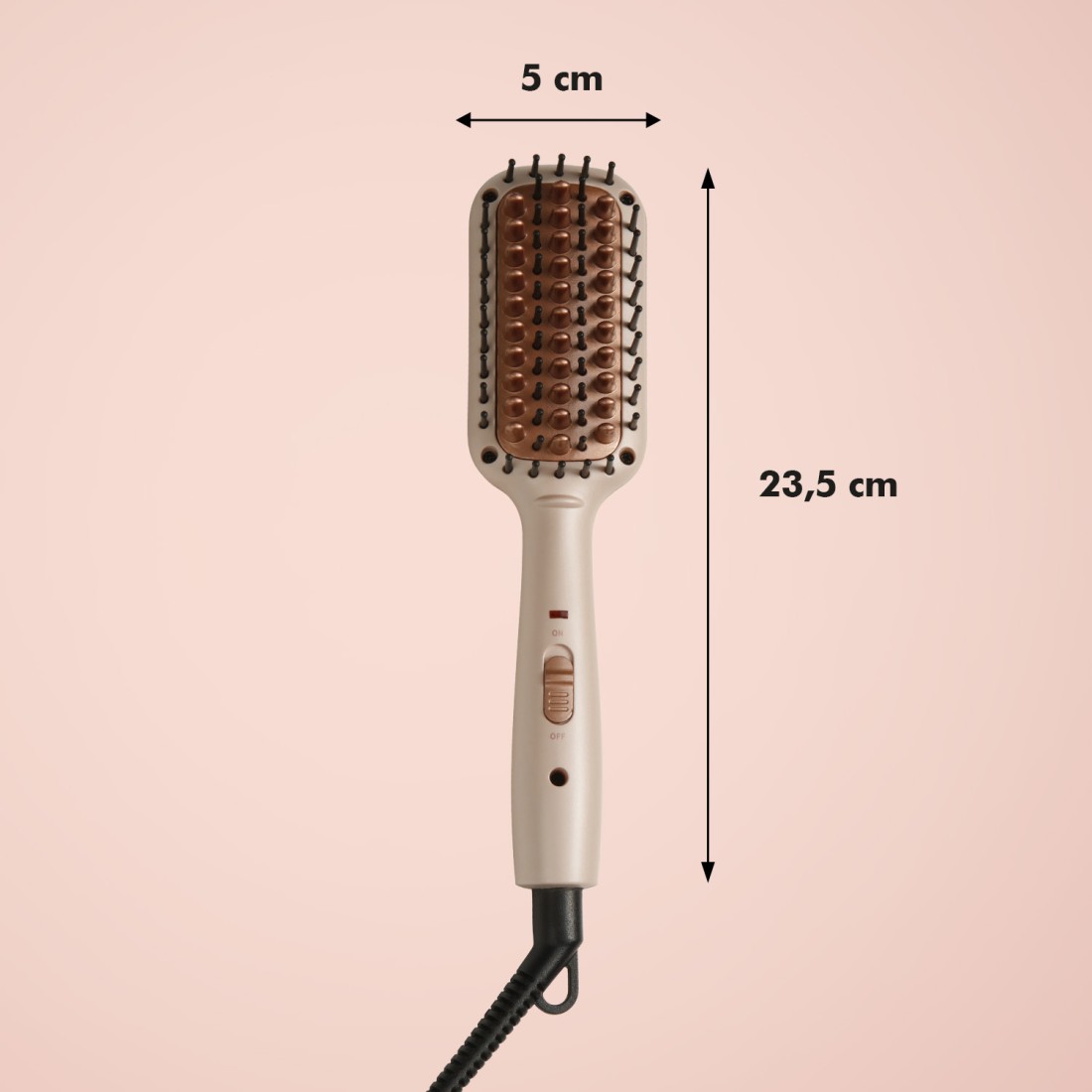 Brosse lissante de voyage
