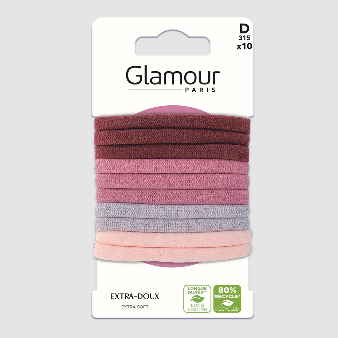 Elastiques cheveux mousse colorés et...