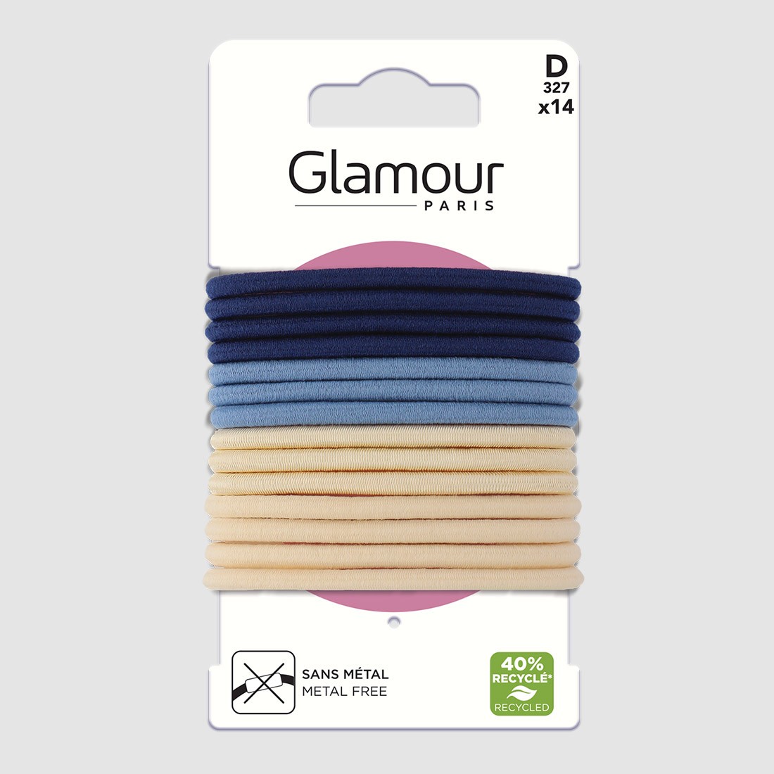 Elastiques cheveux épais recyclés...