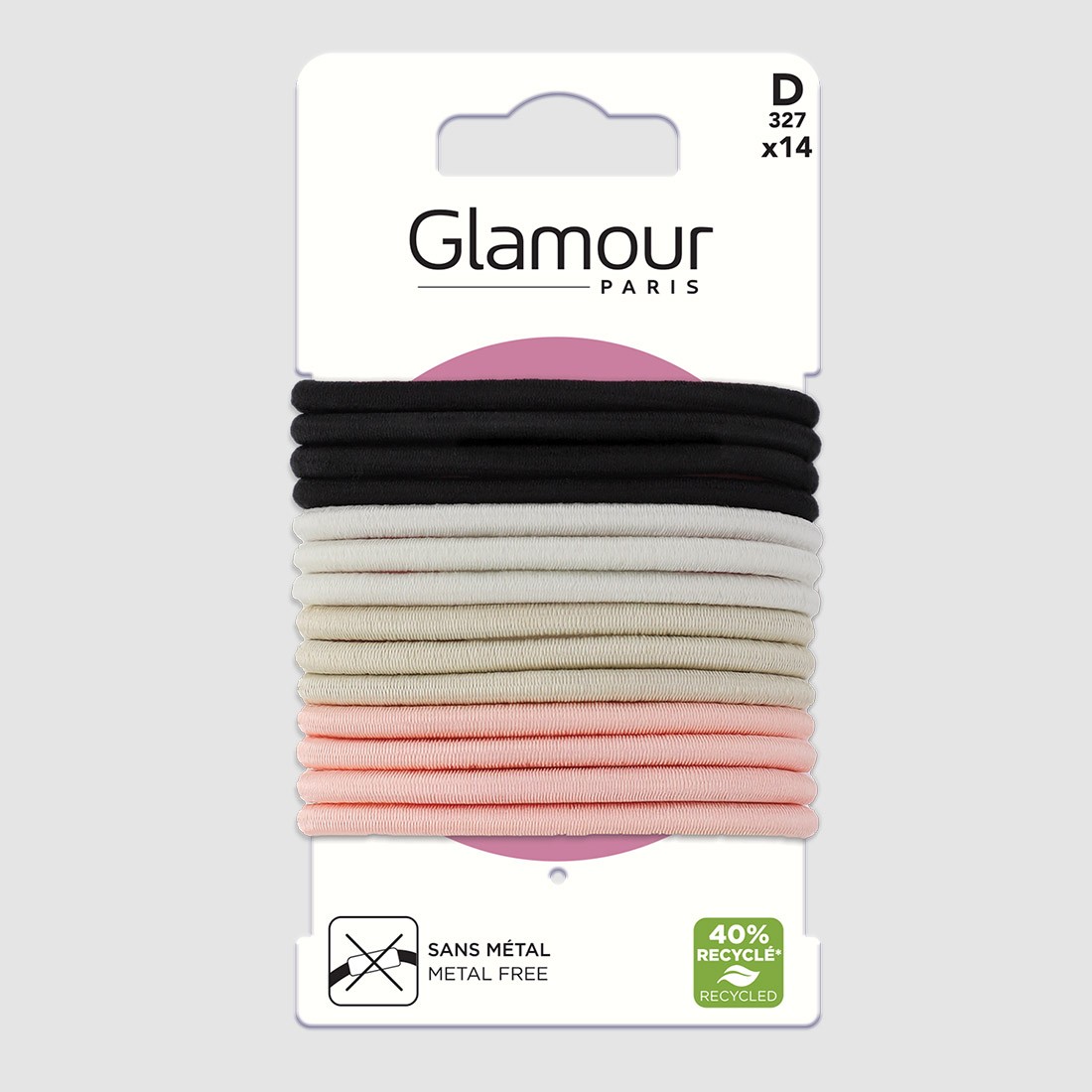 Elastiques cheveux épais recyclés...