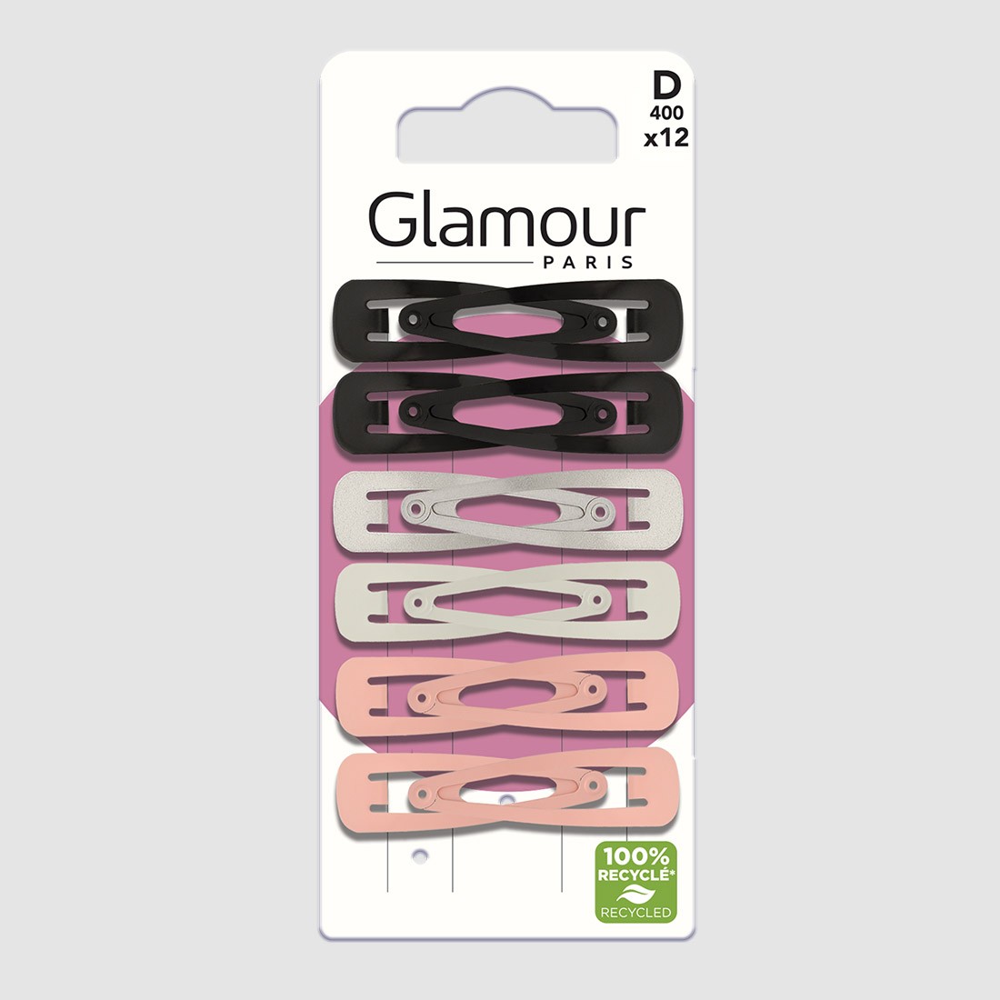 Barrettes cheveux clic clac moyen...