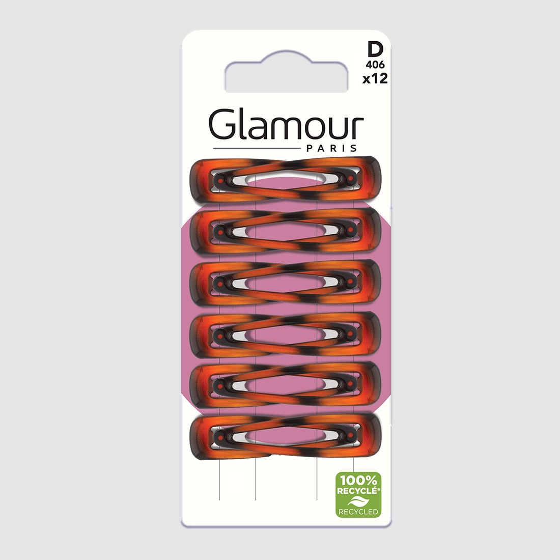 Barrettes cheveux clic-clac moyen...