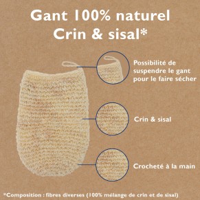 Gant crin & sisal - 100%... 2