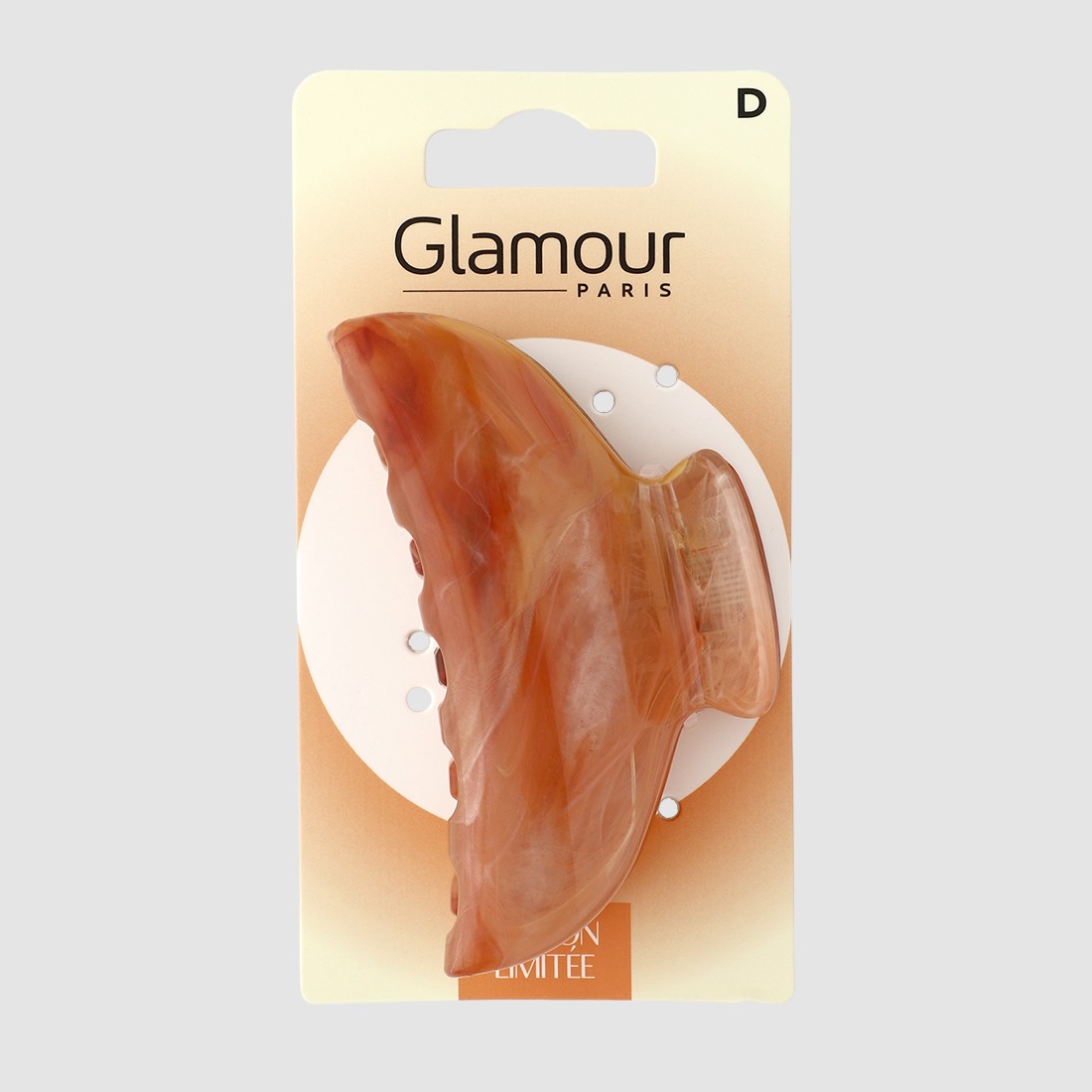 Pince à cheveux grand modèle marbrée...