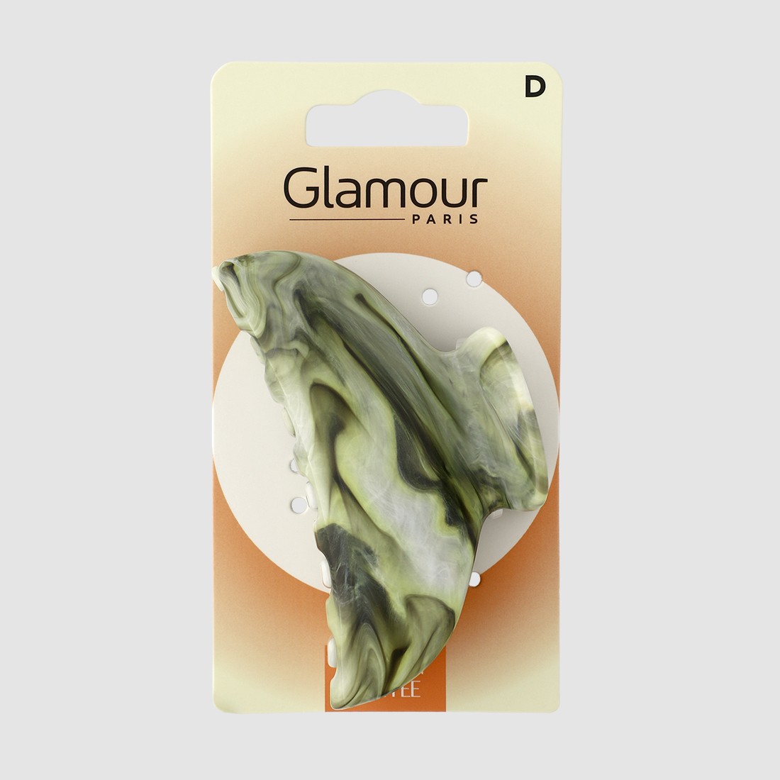 Pince à cheveux grand modèle marbrée...