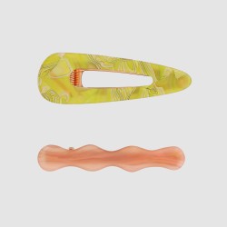 Lot de 2 barrettes grand...