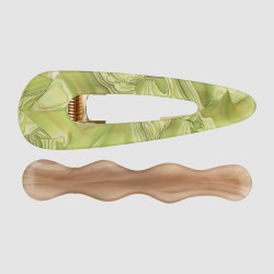 Lot de 2 barrettes grand...