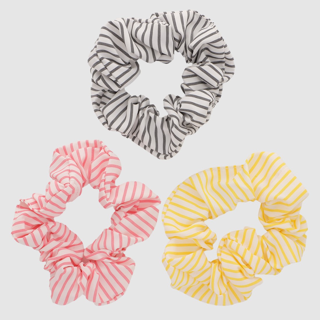 Chouchous cheveux fins rayés x3 Cool...