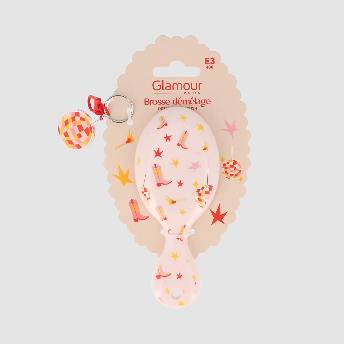 Brosse petit modèle avec charms -...